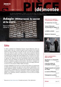 Adagio [Mitterrand, le secret et la mort] - CRDP de Paris