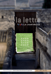 Lettre 77 - La Chartreuse
