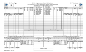 LHC4 - Ligue hockey Cosom Ste-Catherine 16-17 Las Vegas 16
