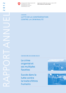Rapport annuel 2012 - Bundesamt für Polizei