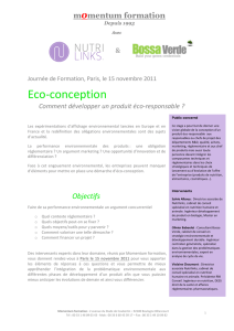 Eco-‐conception - ESCP Europe Alumni