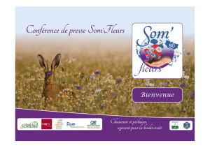 PPT Conference Presse Som`Fleurs - Fédération des Chasseurs de