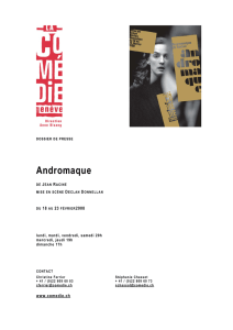 Andromaque - Comédie de Genève
