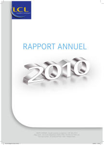 Rapport Annuel LCL 2010 - Info