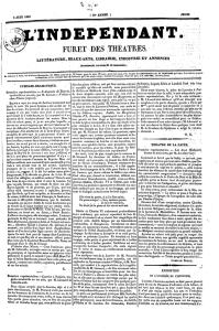 L`Indépendant.Furet des théâtres_1843_8 juin
