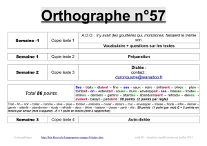 Orthographe n°57 - bla-bla cycle 3