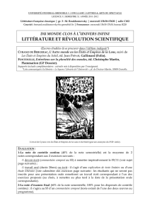 littérature et révolution scientifique