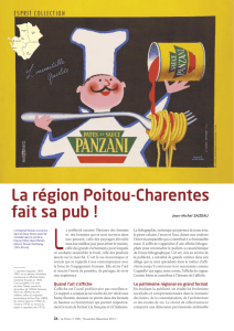 La région Poitou-Charentes fait sa pub