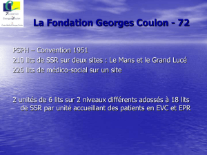 La Fondation Georges Coulon - 72
