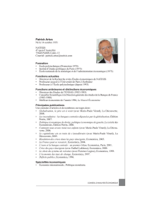 CV Membres.pmd - Conseil d`Analyse Economique