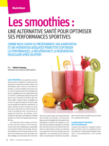 Les smoothies - Valérie Conway