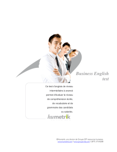 Business English test