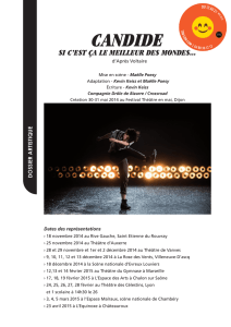 CANDIDE - Théâtre Dijon Bourgogne