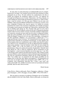 Colas Duflo, Diderot philosophe - Recherches sur Diderot et sur l