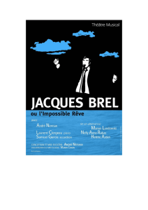 Jacques brel ou l`impossible reve