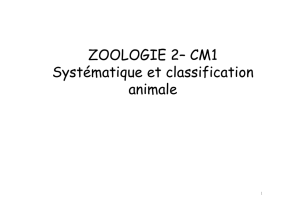 ZOOLOGIE 2- Systématique et Classification animale CM1 [Mode de