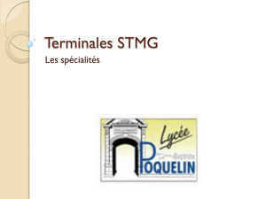 Terminales STMG - Page d`accueil