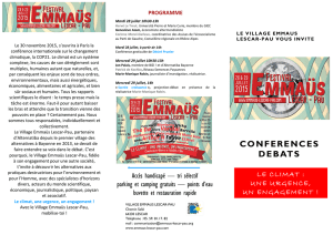 conferences debats - Emmaus Lescar Pau
