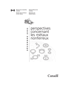 perspectives concernant - Publications du gouvernement du Canada