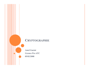 CRYPTOGRAPHIE