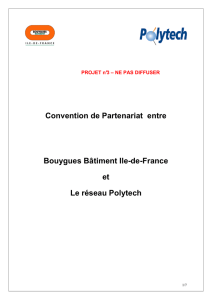 Convention de Partenariat entre Bouygues Bâtiment Ile-de