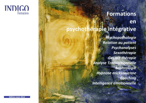 formation en psychotherapie integrative