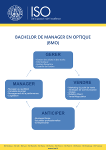 bachelor de manager en optique (bmo) gerer vendre anticiper