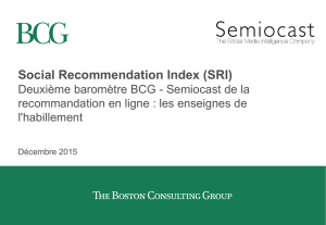 Social Recommendation Index (SRI)
