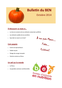 Octobre 2014: À vos pôts Mason, prêts, cuisinez!