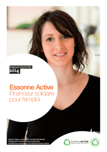 Rapport d`activité Essonne Active