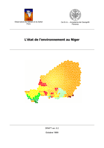 L`état de l`environnement au Niger