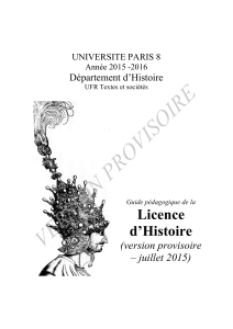 version provisoire - Université Paris 8