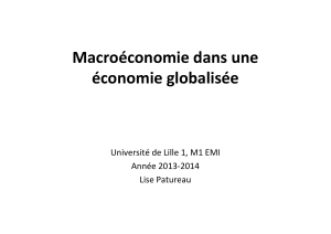 Macroéconomie dans une économie globalisée