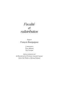 Fiscalité et redistribution - La Documentation française