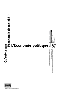 L`Economie politique n° 37