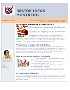 Restos Infos 06 - Restos du Coeur de Montreuil