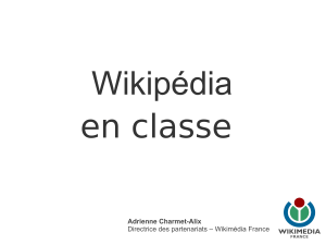 Adrienne Charmet-Alix Directrice des partenariats – Wikimédia France