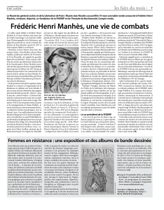 Frédéric Henri Manhès, une vie de combats