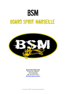 Board Spirit Marseille - BSM