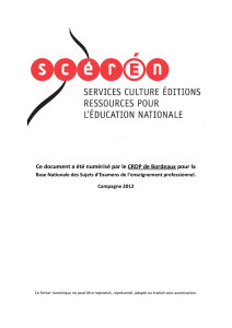 BTS AVA E4 page de garde A3 - CRDP de l`académie de Montpellier