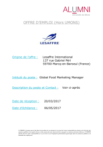 20170321 OE195 Lesaffre International Global Food