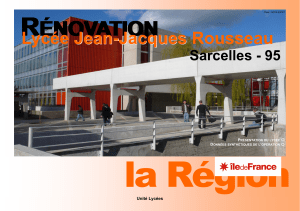 Jean-Jacques Rousseau - Lycées de l`Ile de France - Région Ile