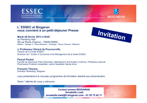 Invitation CURSUS ESSEC