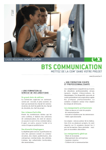 bts communication - Lycée Saint Exupéry