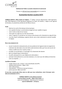Annonce assistante gestion locative tulle externe