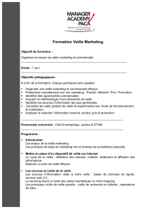 Veille marketing - Manager Academy Paca