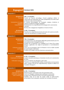 Catalogue espagnol Licence LEA septembre 2013
