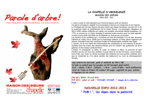 NOUVELLE EXPO 2012-2013 “ PUB ! “, les Alpes dans la publicité