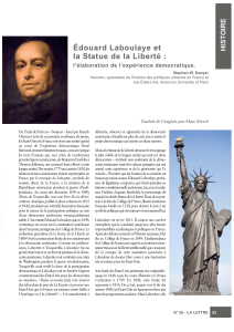 Édouard Laboulaye et la Statue de la Liberté