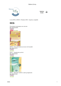 DCG - Editions Corroy